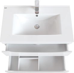 Iddis Тумба с раковиной Cloud 80 белая – фотография-3